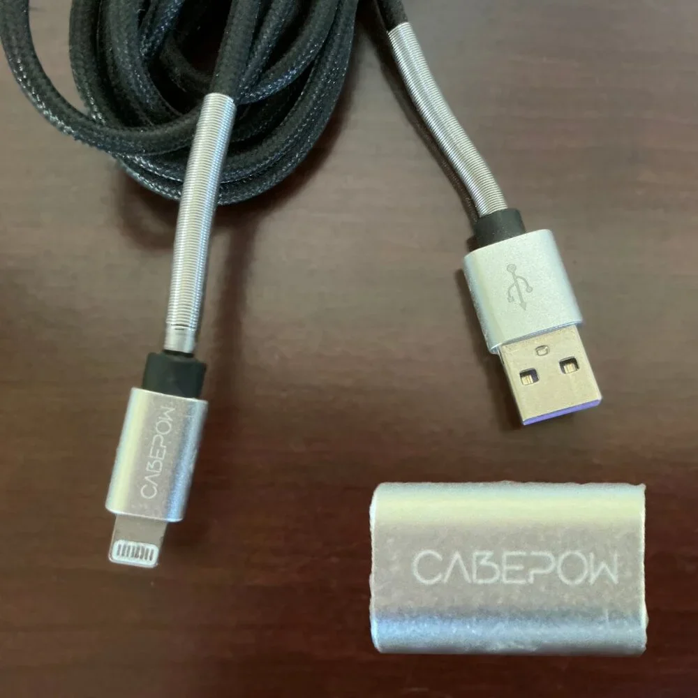 EUC Cabepow 10' USB-C to 8-Pin Reversible Charging Cable for Older iOS Devices